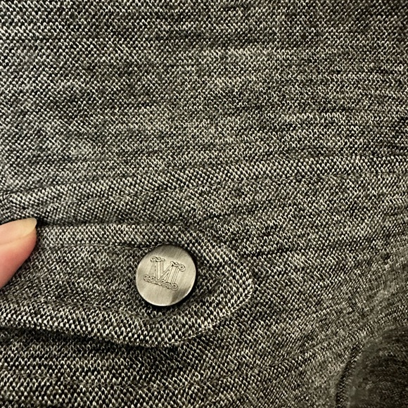 MaxMara Elegant Gray Sleeveless Midi Dress - Picture 8 of 11